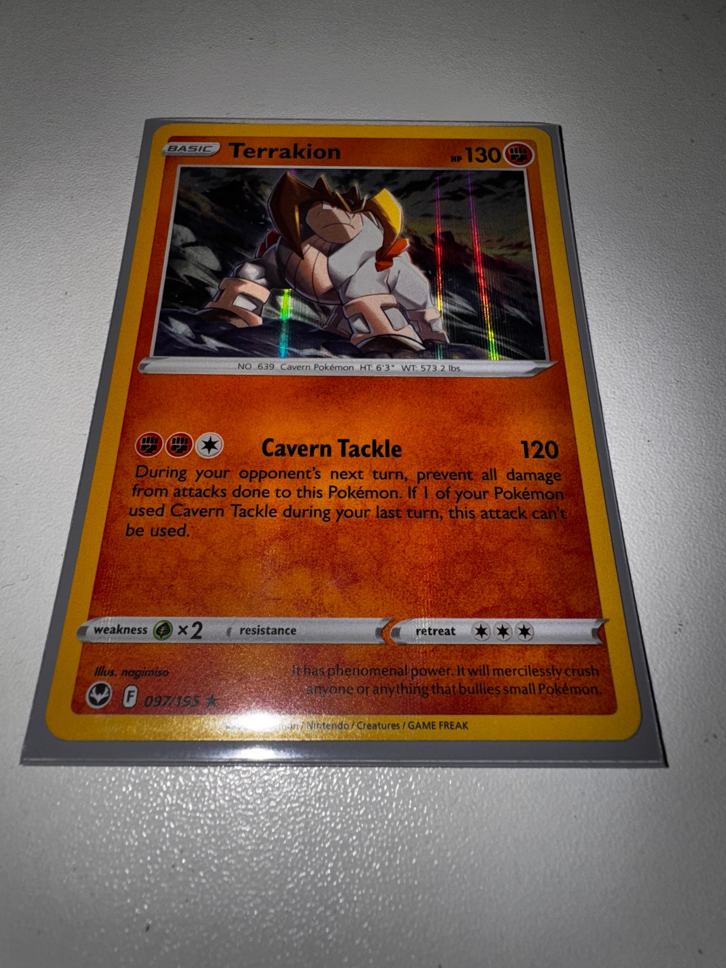 Terrakion 097/195 Hollow - Pokemon